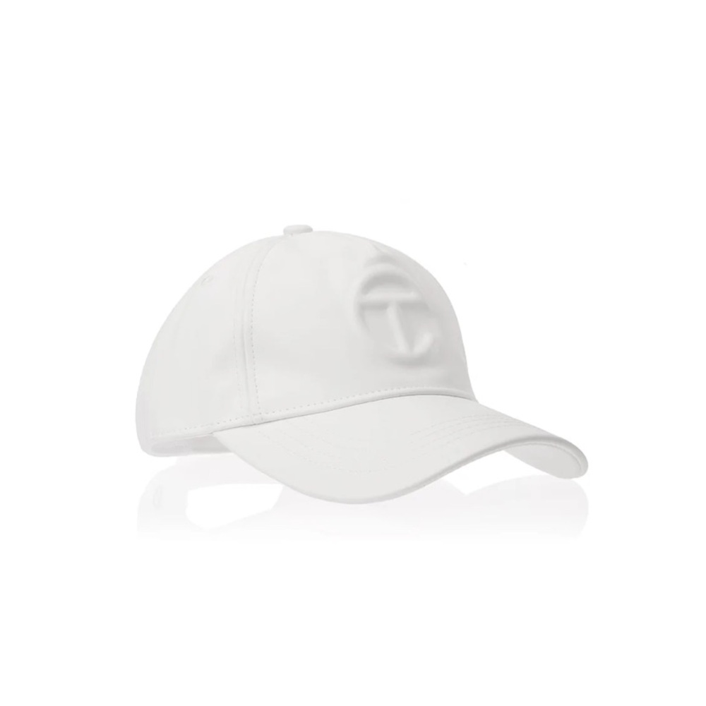 Telfar White Baseball Cap